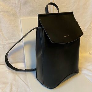 Pixie Mood Black Faux Leather Backpack